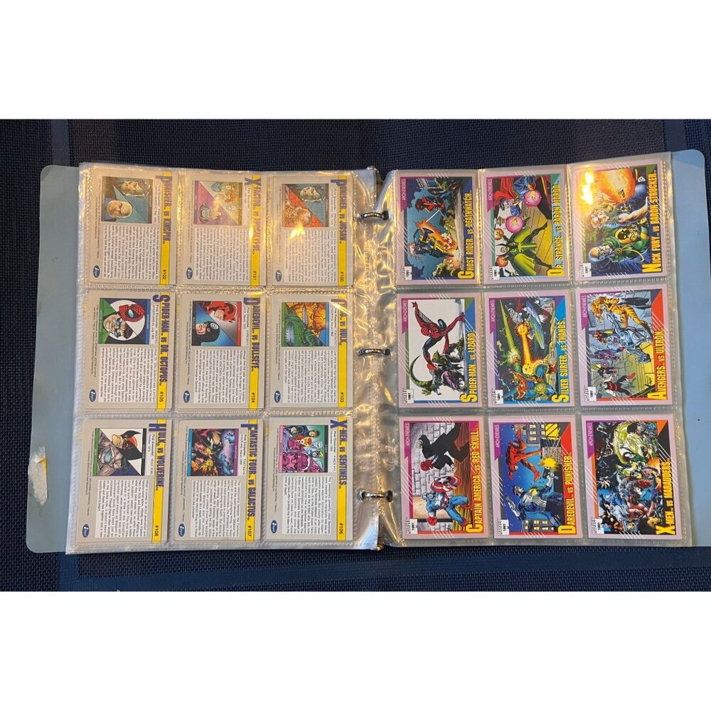 Marvel 1991 Super Heroes Series 2 Trading Cards Full Collection #1-162 - Picture 2 of 11
